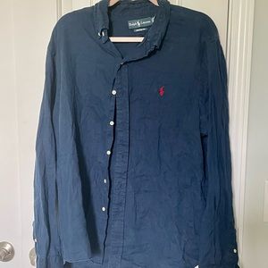 Mens linen Ralph Lauren shirt